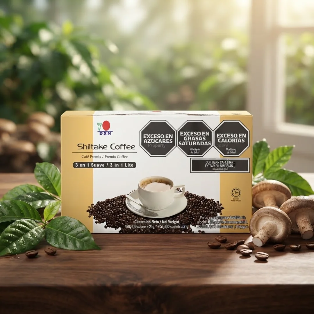 DXN Shiitake Coffee 3 en 1 Suave