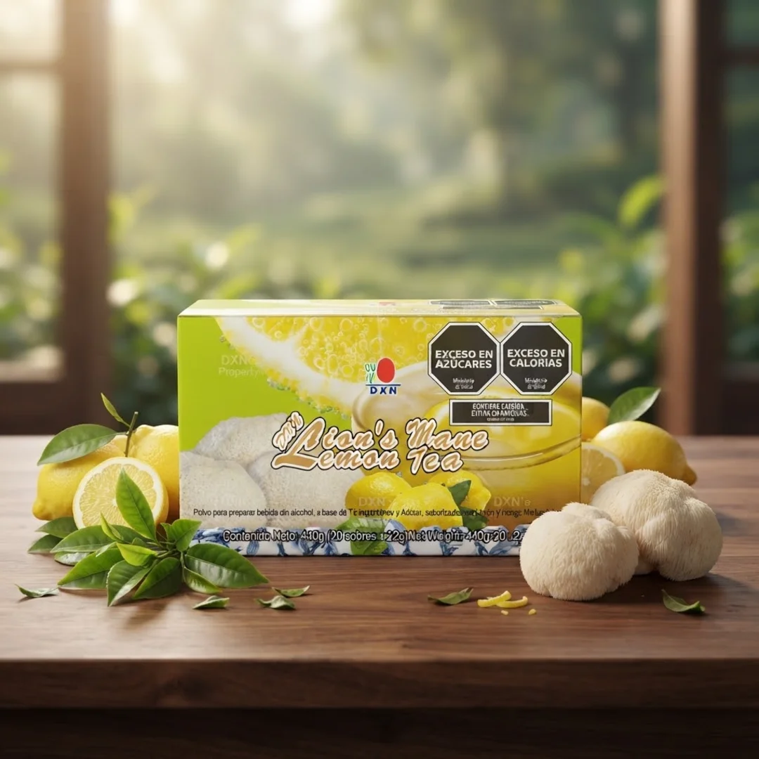 El DXN Lion's Mane Lemon Tea
